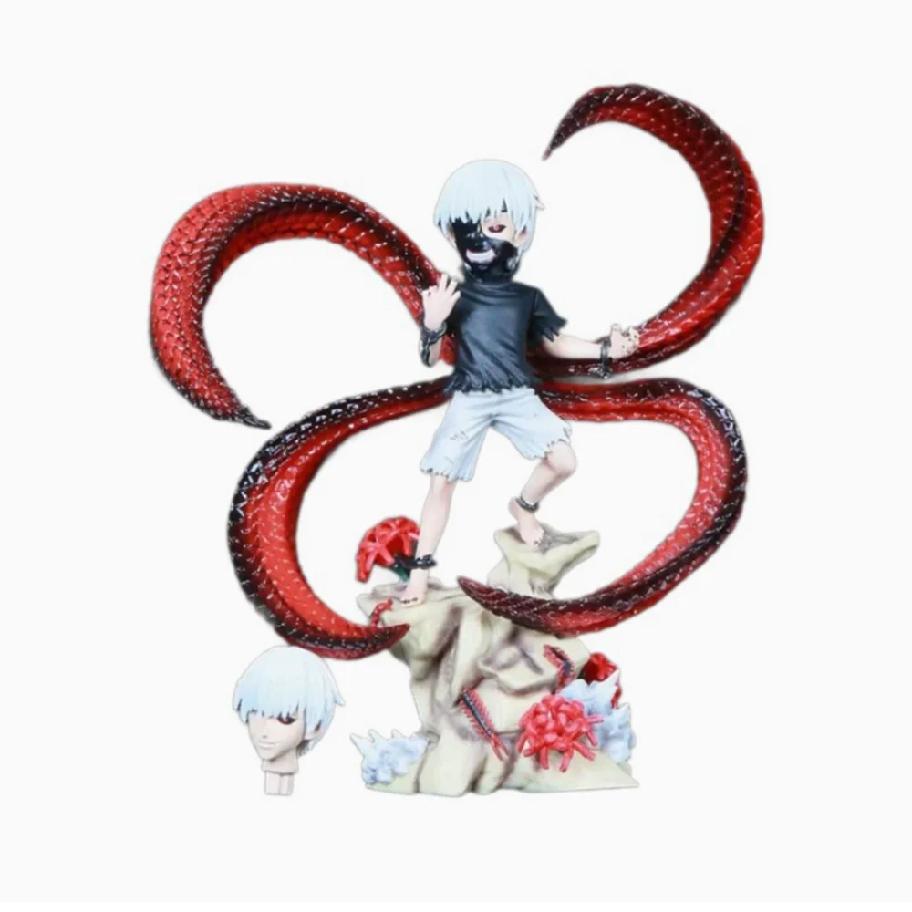18CM Anime Tokyo Ghoul Kaneki Ken Figure 1/8 Awakened ver Scene Model Toy Doll Can Change Head Stand Aciton Figure PVC
18CM Anime Tokyo Ghoul Kaneki Ken Figure 1/8 Awakened ver Scene Model Toy Doll Can Change Head Stand Aciton Figure PVC