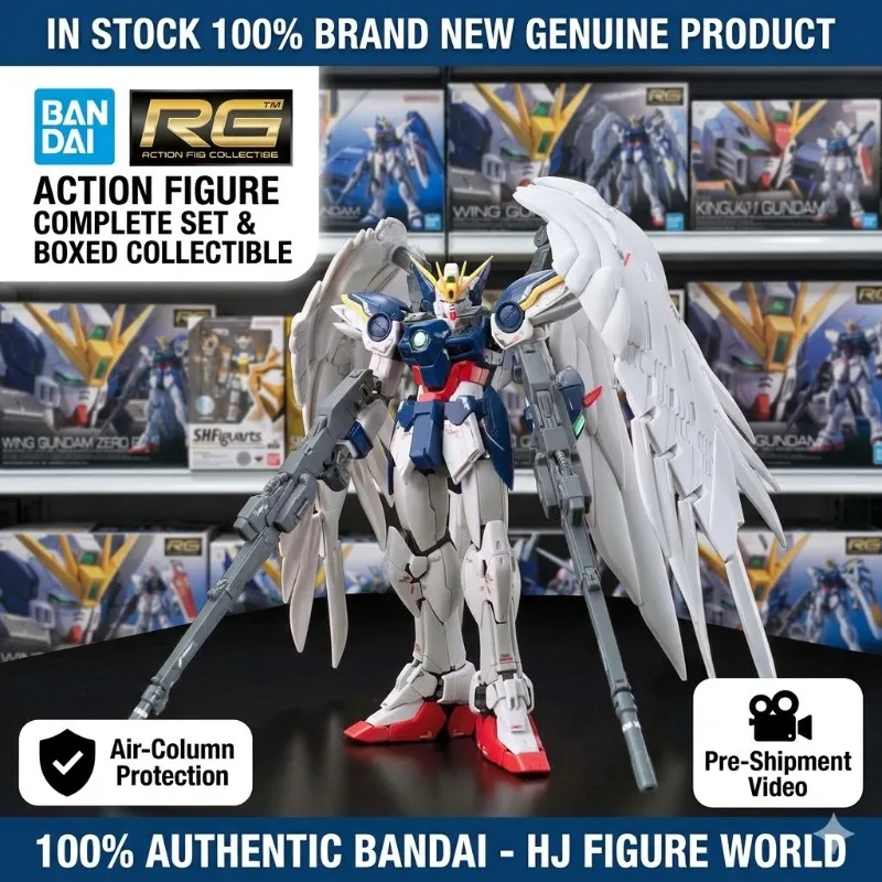 100%Bandai Rg 17 1/144 Gundam Wing Xxxg-00W0 Wing Zero Ew Shed Fur Assembly Model Cool Gift Mecha Warrior Figurine Puzzle Toy
100%Bandai Rg 17 1/144 Gundam Wing Xxxg-00W0 Wing Zero Ew Shed Fur Assembly Model Cool Gift Mecha Warrior Figurine Puzzle Toy