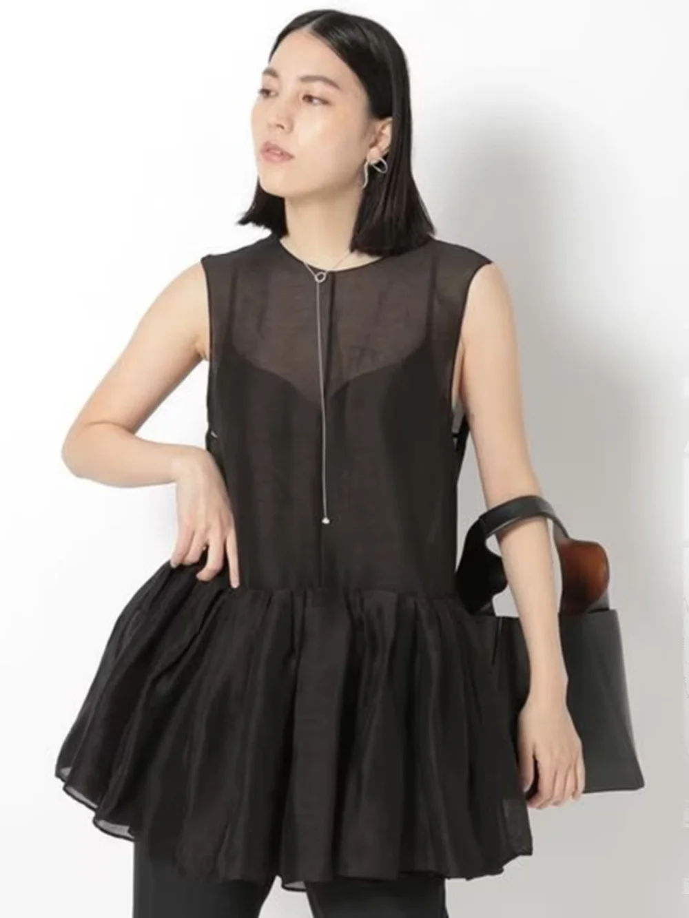 Princess Style See-through Sleeveless Shirt Women's Fashion Knot Backless Vest Top Breathable Lightweight ...
Princess Style See-through Sleeveless Shirt Women's Fashion Knot Backless Vest Top Breathable Lightweight ...