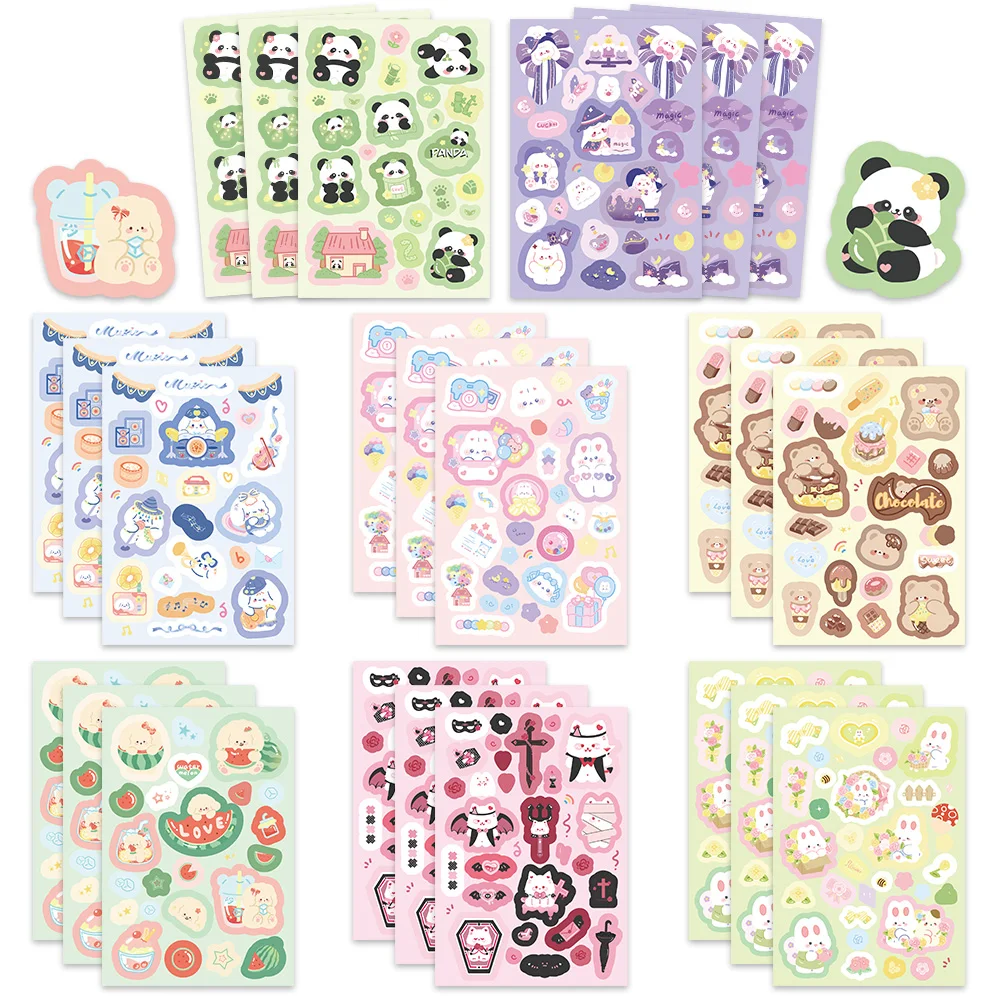 32Sheets Colorful Animals Dream Factory DIY Puzzle Stickers Cartoon Face Assemble Stickers Laptop Luggage Phone Kids Toys Gifts
32Sheets Colorful Animals Dream Factory DIY Puzzle Stickers Cartoon Face Assemble Stickers Laptop Luggage Phone Kids Toys Gifts