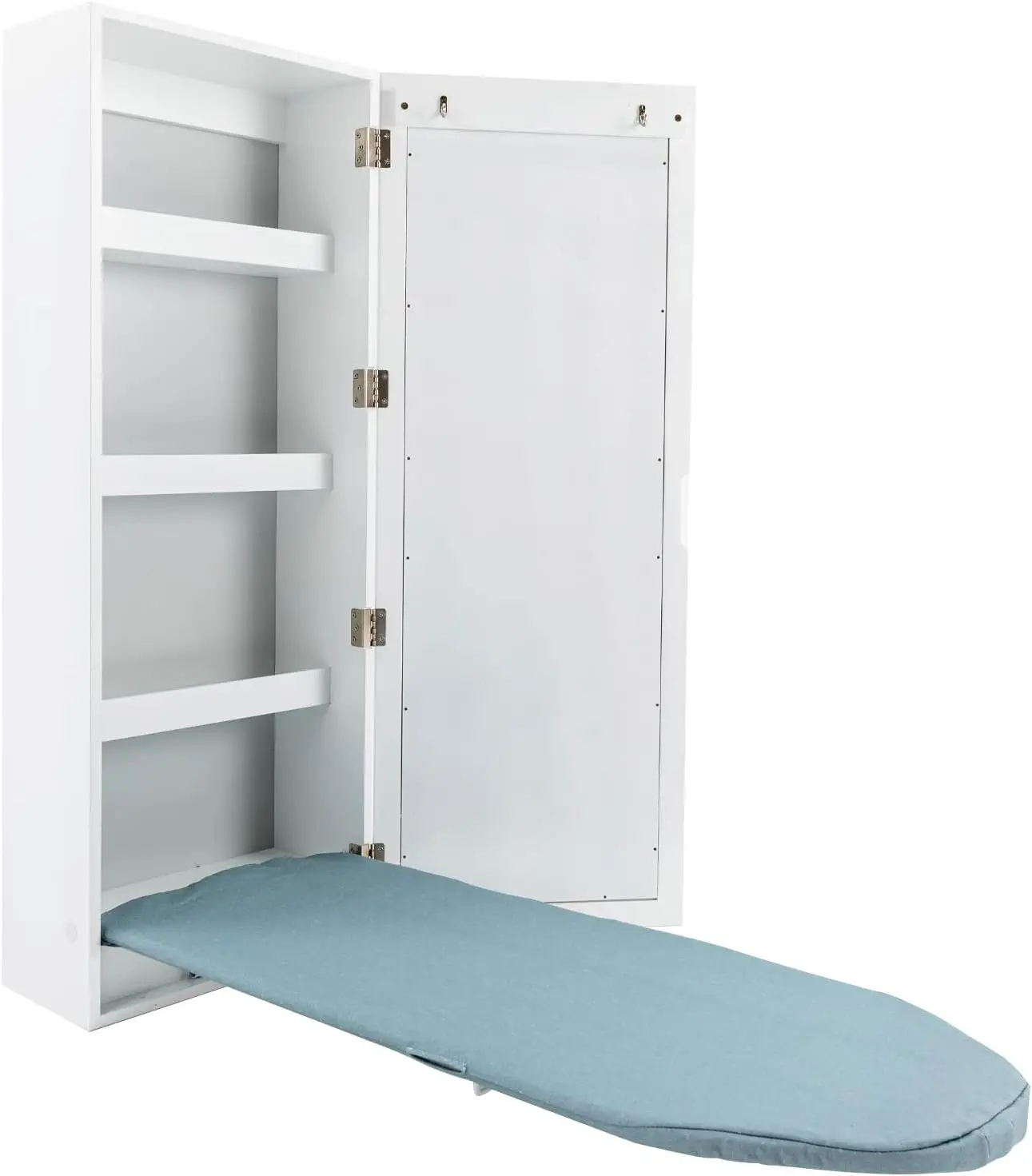 Wall Mounted Foldable Cabinet Ironing Board Storage Mirror Shelves Hooks
Wall Mounted Foldable Cabinet Ironing Board Storage Mirror Shelves Hooks