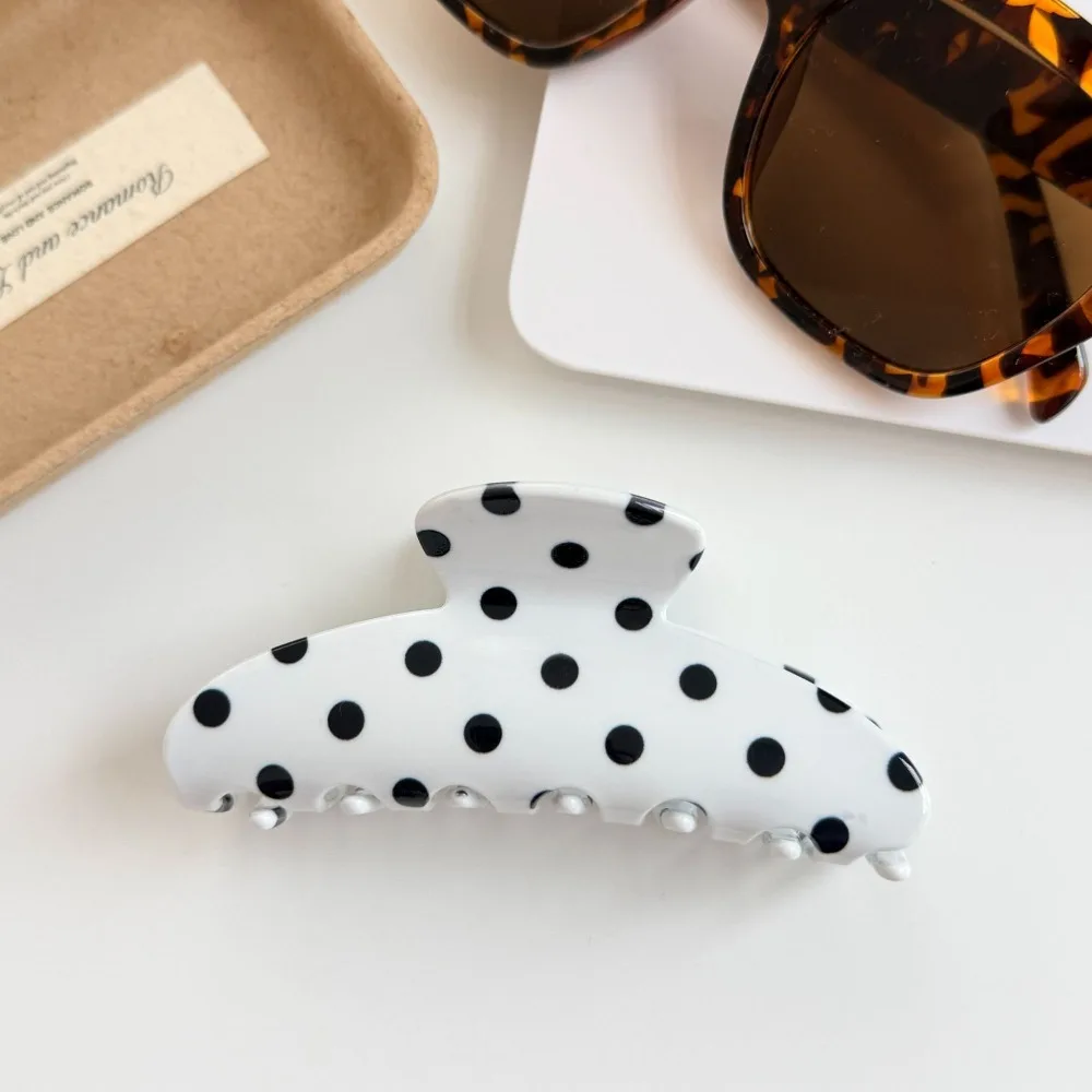 Creative Hairpin Acetic Acid Hair Claw Large Retro Polka Dot Hair Clip Korean Style Sweet Acetate Shark Clip Female
Creative Hairpin Acetic Acid Hair Claw Large Retro Polka Dot Hair Clip Korean Style Sweet Acetate Shark Clip Female