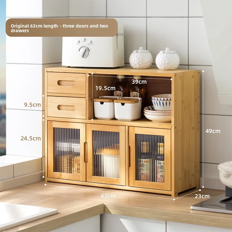Stable Kitchen Shelf Countertop Dish Rack Seasoning Storage Cabinet Household Multifunctional Locker Desktop Side Cabinet
Stable Kitchen Shelf Countertop Dish Rack Seasoning Storage Cabinet Household Multifunctional Locker Desktop Side Cabinet