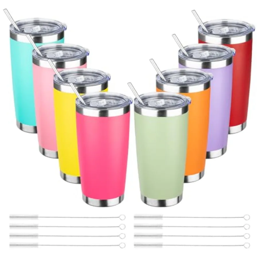 Tumbler with Straw and Brush, Stainless Steel Vacuum Insulated tumbler, Double Wall Insulated Coffee Tumbler for Outdoor, Home,
Tumbler with Straw and Brush, Stainless Steel Vacuum Insulated tumbler, Double Wall Insulated Coffee Tumbler for Outdoor, Home,
