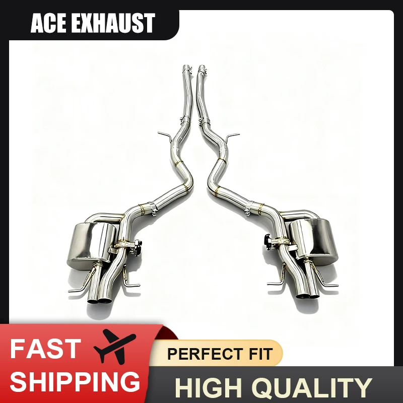 ACE High Performanc Exhaust Catback for Mercedes-Benz S63 AMG W222 5.5T SUS304 Valvetronic Exhaust Systems with Valved Muffler
ACE High Performanc Exhaust Catback for Mercedes-Benz S63 AMG W222 5.5T SUS304 Valvetronic Exhaust Systems with Valved Muffler