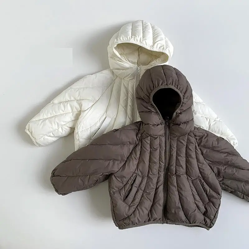 2024 Winter New Children Long Sleeve Warm Zipper Coat Boys Hooded Down Jackets Solid Girls Cotton Padded Jacket Kids Clothes
2024 Winter New Children Long Sleeve Warm Zipper Coat Boys Hooded Down Jackets Solid Girls Cotton Padded Jacket Kids Clothes