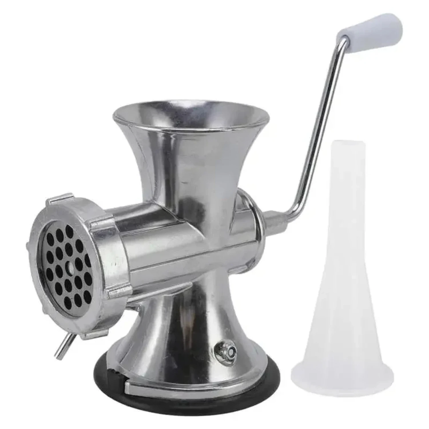 Silver Manual Meat Grinder - Suction Cup Type Mincing Machine | Aluminum Alloy Sausage Filling Kitchen
Silver Manual Meat Grinder - Suction Cup Type Mincing Machine | Aluminum Alloy Sausage Filling Kitchen