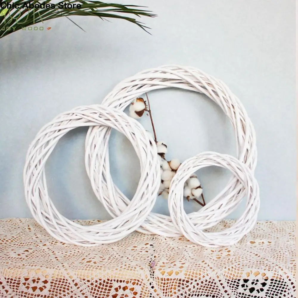 DIY Craft Window Door Decor Ornament Vine Hanging Blank Christmas Decoration Rattan Ring White Garland Wicker Wreath
DIY Craft Window Door Decor Ornament Vine Hanging Blank Christmas Decoration Rattan Ring White Garland Wicker Wreath