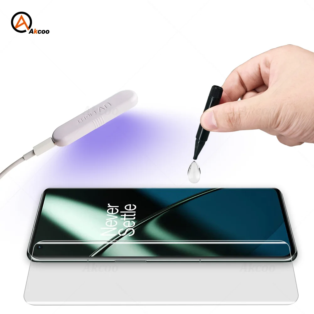 Akcoo Screen Protector for Oneplus 11 UV Full Screen Glue Tempered Glass Film for Oneplus 11 UV Glass
Akcoo Screen Protector for Oneplus 11 UV Full Screen Glue Tempered Glass Film for Oneplus 11 UV Glass