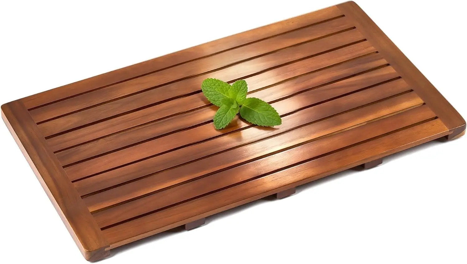 Teak Shower Mat, 32 x 18 inch Wood Bath Mat for Inside Shower and Outdoor Use - Durable and Non-Slip
Teak Shower Mat, 32 x 18 inch Wood Bath Mat for Inside Shower and Outdoor Use - Durable and Non-Slip