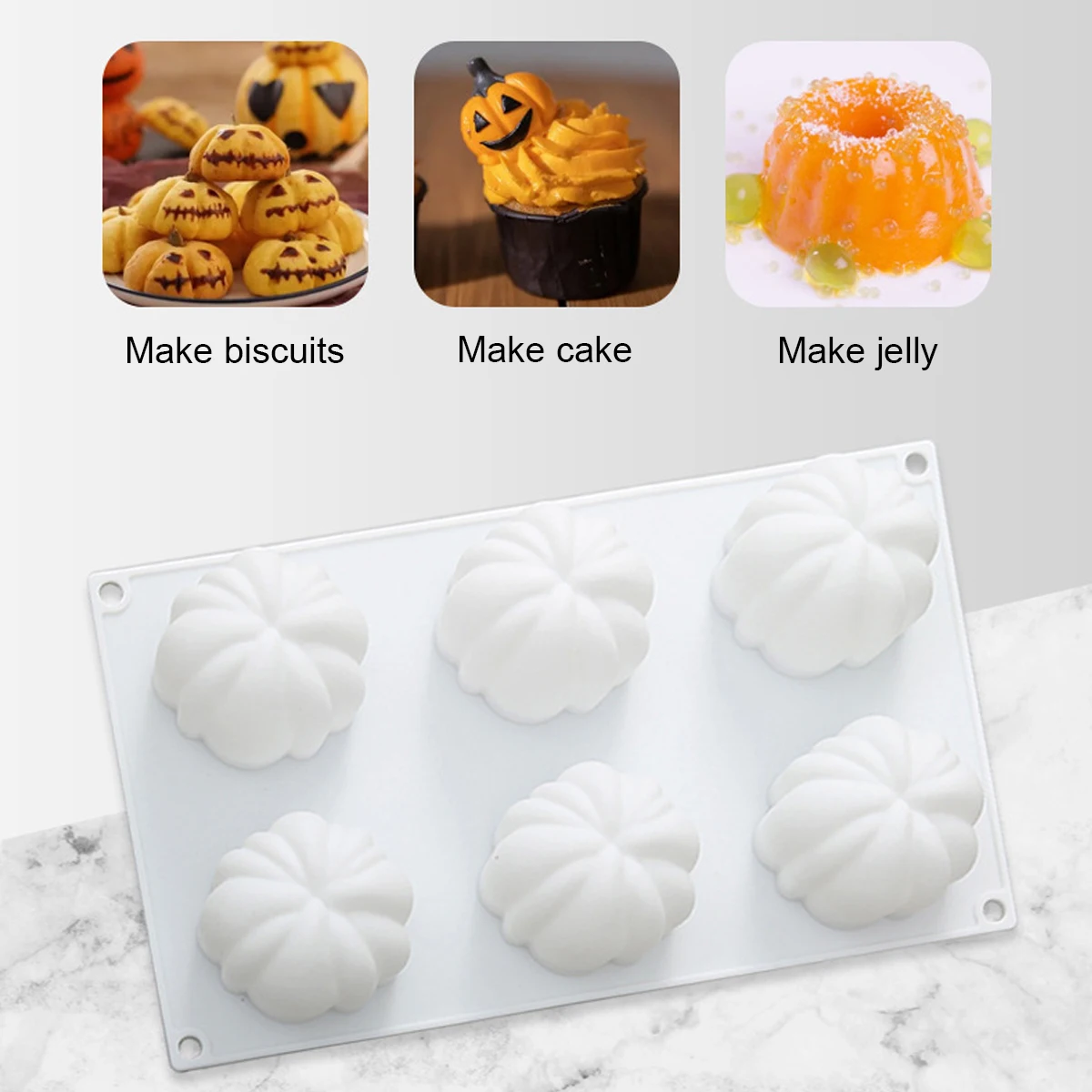 1Pcs Practical Mousse Cake Mold Pumpkin Handmade Soap Mold for Halloween, Christmas, Thanksgiving DIY Aromatherapy Candles
1Pcs Practical Mousse Cake Mold Pumpkin Handmade Soap Mold for Halloween, Christmas, Thanksgiving DIY Aromatherapy Candles