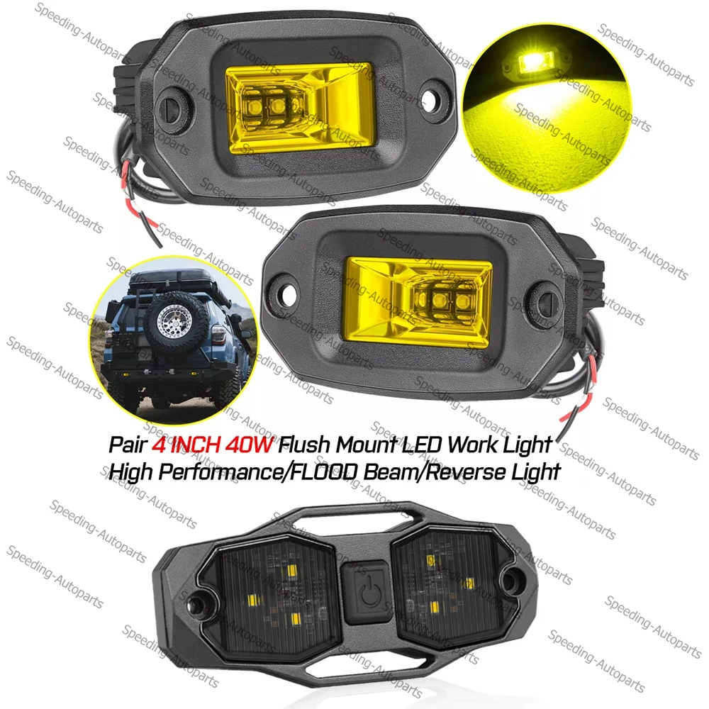 For Jeep Wrangler JK 2007-2018 Roll Bar Cage Mount UTV LED Interior Dome Light + 4" Flush Mount LED Pods Yellow Wide Cornering
For Jeep Wrangler JK 2007-2018 Roll Bar Cage Mount UTV LED Interior Dome Light + 4" Flush Mount LED Pods Yellow Wide Cornering