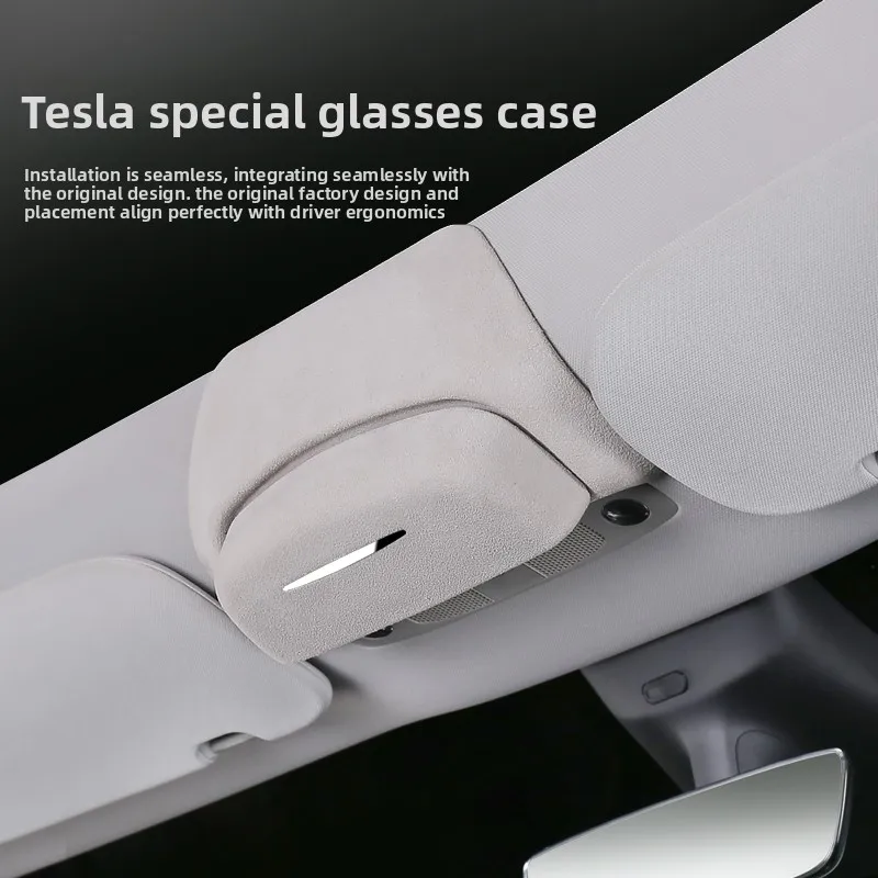 Car glasses storage box is suitable for Tesla Model 3/Y storage sunglasses turning fur beige hidden storage
Car glasses storage box is suitable for Tesla Model 3/Y storage sunglasses turning fur beige hidden storage
