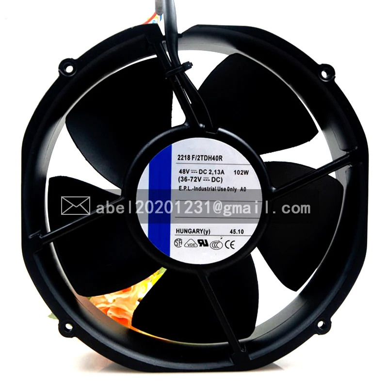 Новый оригинальный 2218F/2TDH40R 2218 F/2 TDH 40 R DC 48 в 103 Вт охлаждающий вентилятор 22050 220*50 мм
Новый оригинальный 2218F/2TDH40R 2218 F/2 TDH 40 R DC 48 в 103 Вт охлаждающий вентилятор 22050 220*50 мм