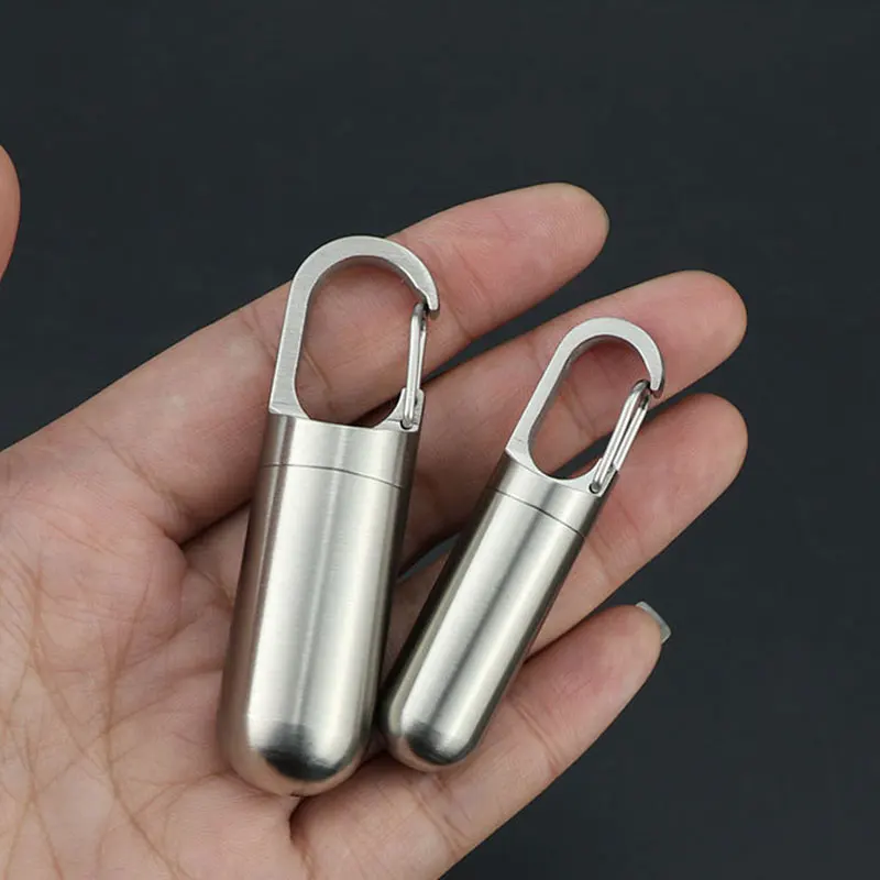 1Pcs Waterproof Aluminum Alloy Pill Case Medicine Tablet Dispenser Organizer Pill Box Outdoor Mini Storage Holder Container
1Pcs Waterproof Aluminum Alloy Pill Case Medicine Tablet Dispenser Organizer Pill Box Outdoor Mini Storage Holder Container