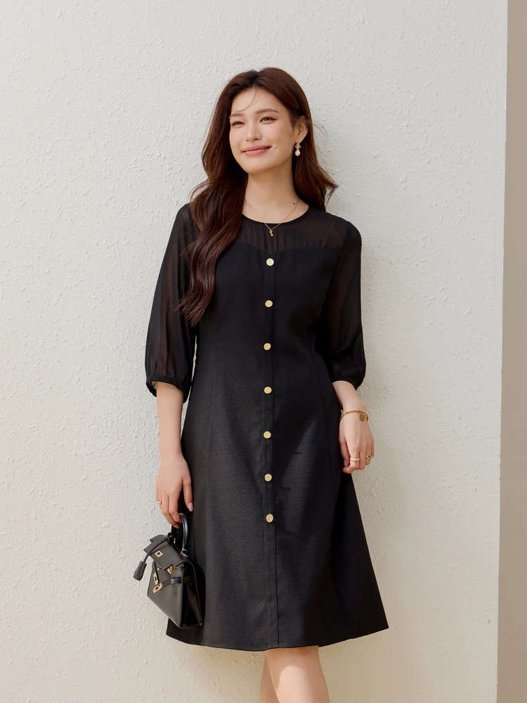 Chic round Ne Splice Design plus Size Dr Women's Commute Sle A-Line Skirt Polyester Fiber Spring New Arrival
Chic round Ne Splice Design plus Size Dr Women's Commute Sle A-Line Skirt Polyester Fiber Spring New Arrival