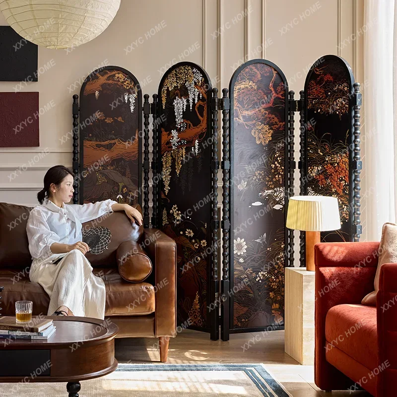 Перегородка в стиле ретро для гостиной, складная новая китайская стеклянная средневековая перегородка с высоким смыслом
Перегородка в стиле ретро для гостиной, складная новая китайская стеклянная средневековая перегородка с высоким смыслом