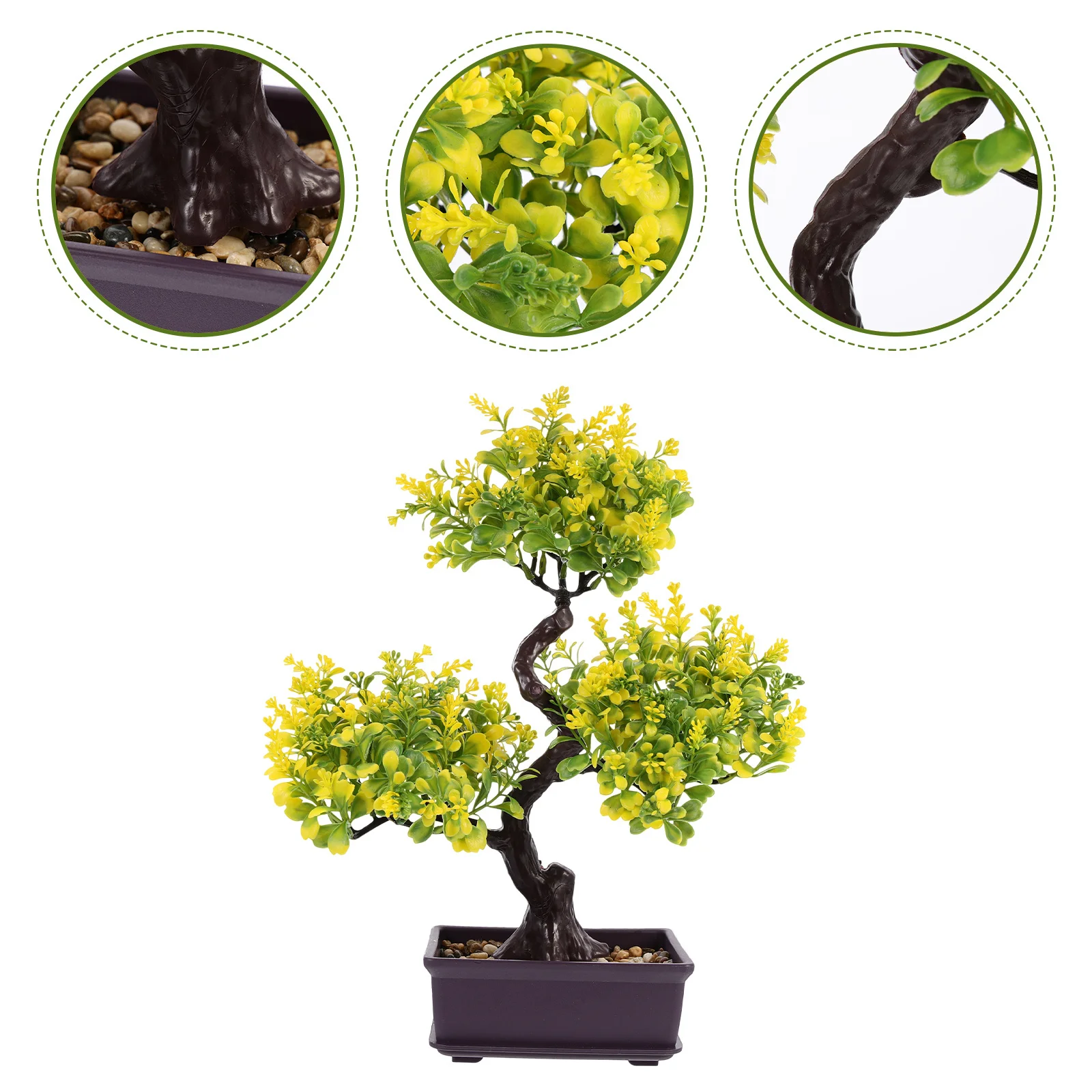 Artificial Bonsai Desktop Adornments Realistic Appearance Perfect Gift for Plant Lovers Easy to Use and Maintain
Artificial Bonsai Desktop Adornments Realistic Appearance Perfect Gift for Plant Lovers Easy to Use and Maintain