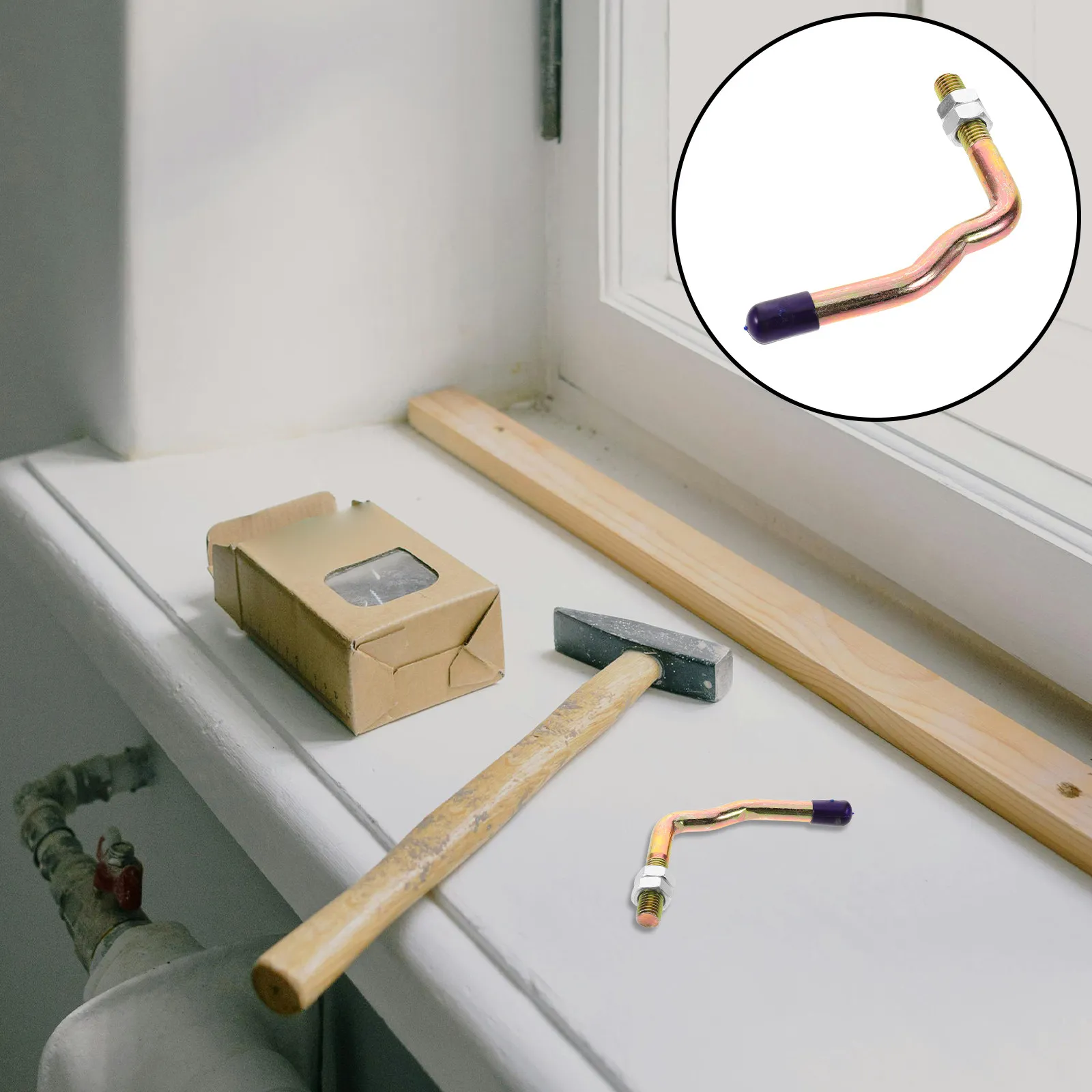 Heavy-Duty Truck Bed Cargo Hook Reinforced Metal L-Shaped Anchor Point for Secure Load Retention Pickup Bed Side Rail Mounting
Heavy-Duty Truck Bed Cargo Hook Reinforced Metal L-Shaped Anchor Point for Secure Load Retention Pickup Bed Side Rail Mounting