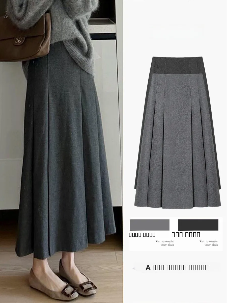 Женская шерстяная плиссированная юбка с высокой талией, миди, А-силуэт, корейский стиль, для офиса, с эффектом похудения, из полиэстера, на молнии
Женская шерстяная плиссированная юбка с высокой талией, миди, А-силуэт, корейский стиль, для офиса, с эффектом похудения, из полиэстера, на молнии