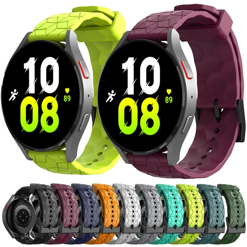22mm 20mm Silicone Strap for Samsung Galaxy Watch 5 Pro 4 Classic 44 40mm 42mm 46mm Huawei GT 2/3 Football Pattern Sport Band
22mm 20mm Silicone Strap for Samsung Galaxy Watch 5 Pro 4 Classic 44 40mm 42mm 46mm Huawei GT 2/3 Football Pattern Sport Band