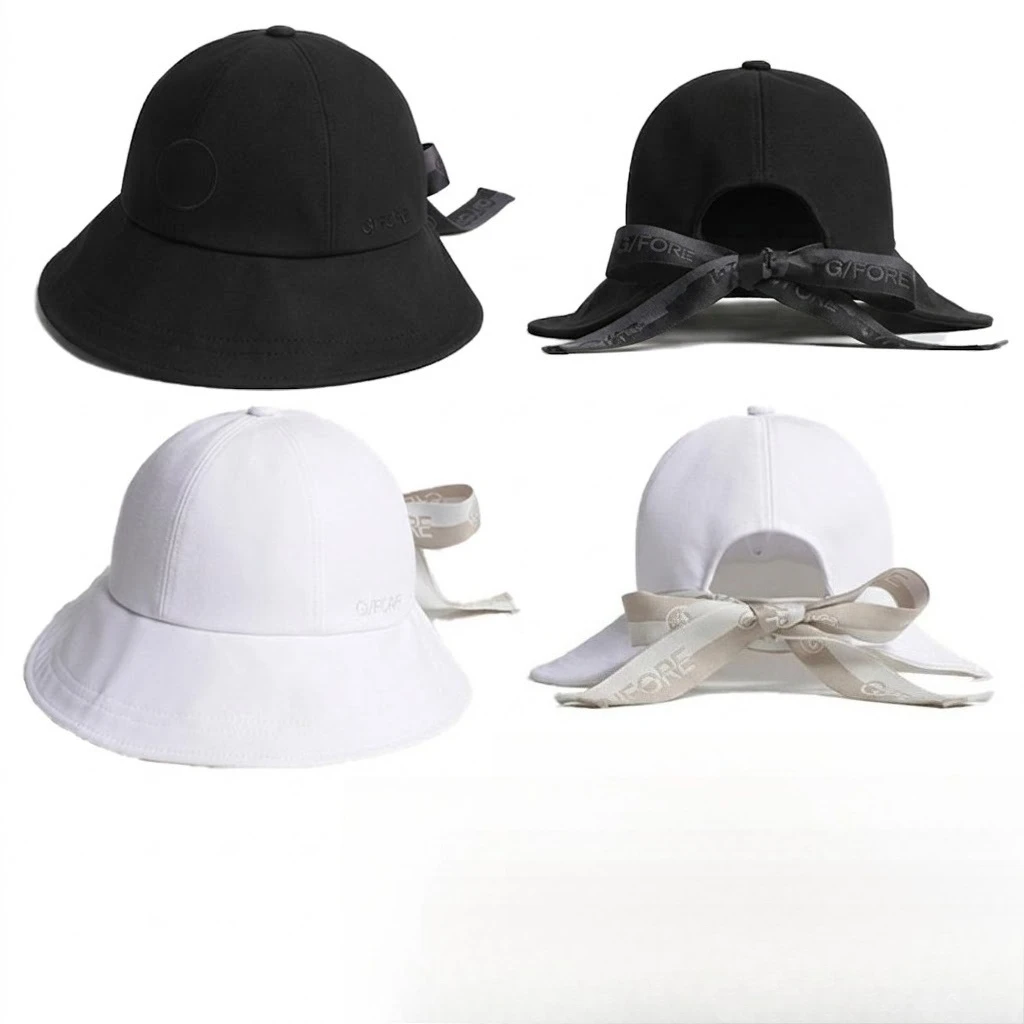 Luxury Women Golf Bucket Hat Wide Brim Sun Visor Caps with Back Ribbon Bow Elegant Embroidered Contrast Ladies Golfing Headwear
Luxury Women Golf Bucket Hat Wide Brim Sun Visor Caps with Back Ribbon Bow Elegant Embroidered Contrast Ladies Golfing Headwear