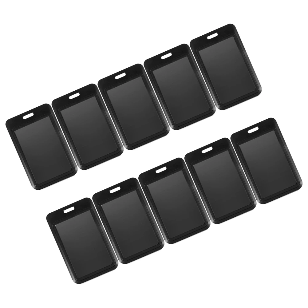 10 Pcs ID Card Holder Badge Work Permit Clear Vertical Heavy Duty ABS Plastic Black Color ID Badge Protector Case For Office Use
10 Pcs ID Card Holder Badge Work Permit Clear Vertical Heavy Duty ABS Plastic Black Color ID Badge Protector Case For Office Use