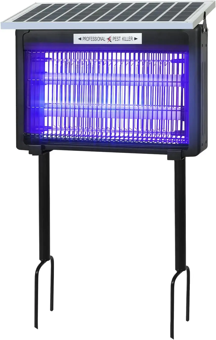 JOYINLED Solar Bug Zapper Outdoor, Mosquito Trap Lamp, Powerful Grid, Pest Zapper, Bug Zapper, Trap Lamp, Electric Insect Zapper
JOYINLED Solar Bug Zapper Outdoor, Mosquito Trap Lamp, Powerful Grid, Pest Zapper, Bug Zapper, Trap Lamp, Electric Insect Zapper