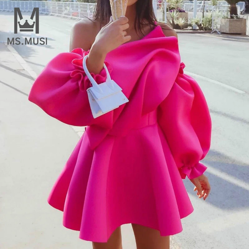 MSMUSI 2023 New Fashion Women Sexy Off The Shoulder Strap Falbala Ruffles Draped Fold Long Sleeve Bodycon Party Club Mini Dress
MSMUSI 2023 New Fashion Women Sexy Off The Shoulder Strap Falbala Ruffles Draped Fold Long Sleeve Bodycon Party Club Mini Dress