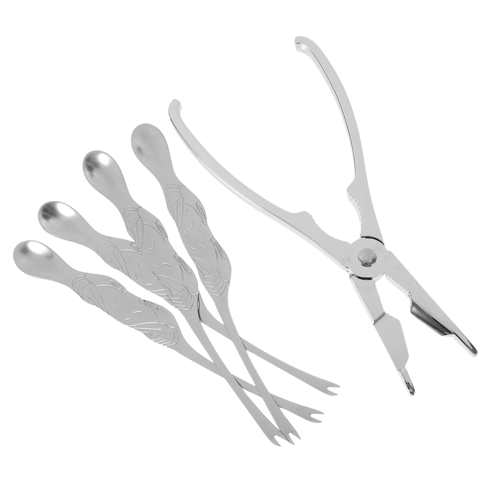 5pcs Crab Eating Tool Zinc Alloy Shellfish Seafood Lobster Crackers Multifunction Scissors Kitchen Bar Accessories
5pcs Crab Eating Tool Zinc Alloy Shellfish Seafood Lobster Crackers Multifunction Scissors Kitchen Bar Accessories