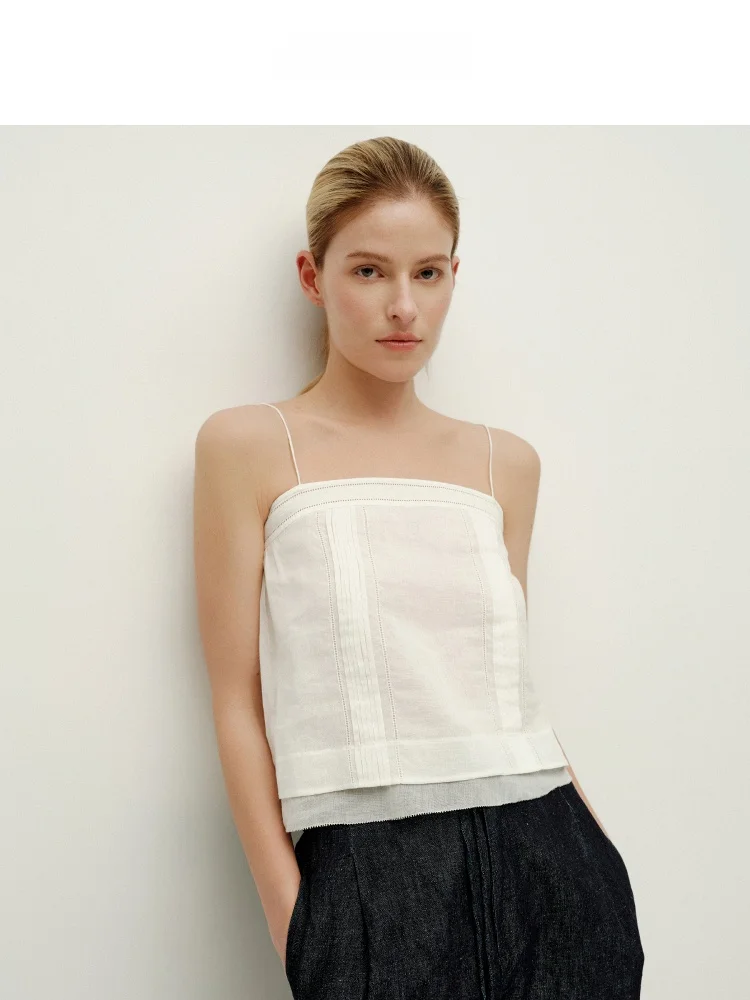 Enndou: Новинка! Летний топ из высококачественного длинноволокнистого хлопка (20 нитей) – простой, но элегантный, идеально подходит как верхняя одежда или базовый слой.
Enndou: Новинка! Летний топ из высококачественного длинноволокнистого хлопка (20 нитей) – простой, но элегантный, идеально подходит как верхняя одежда или базовый слой.