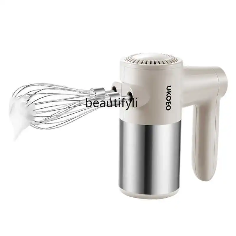 Wireless Egg Beater Electric Household Small Automatic Cream Beater Rechargeable Egg Beater
Wireless Egg Beater Electric Household Small Automatic Cream Beater Rechargeable Egg Beater