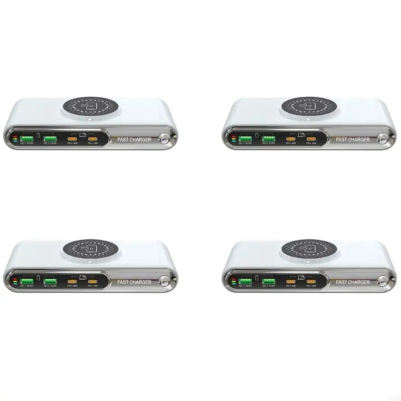 E74D Multiport USB Charging Adapter 45W Wireless Charging Station Fast USB C Charger for Phones Pad Tablets
E74D Multiport USB Charging Adapter 45W Wireless Charging Station Fast USB C Charger for Phones Pad Tablets