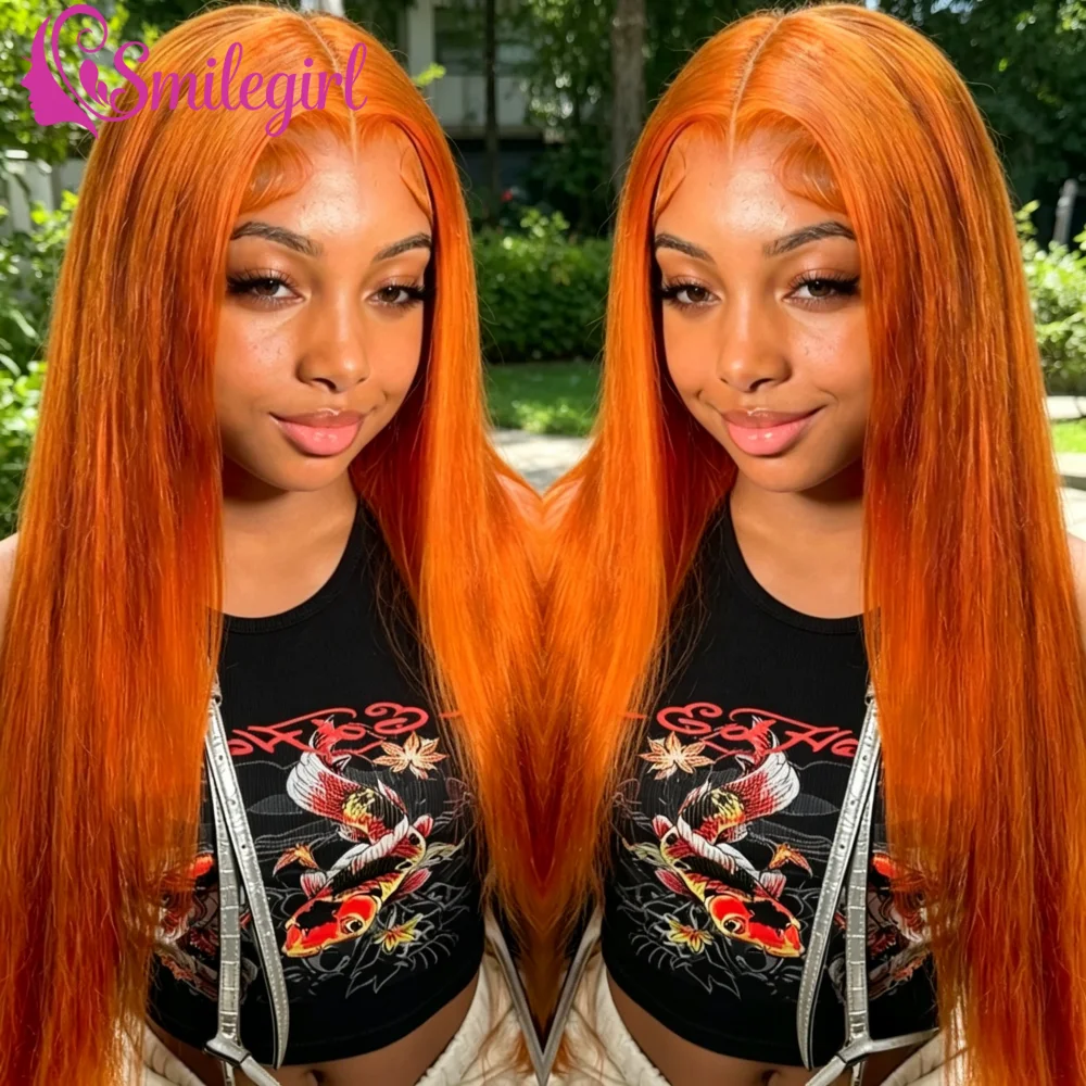 13x6 Body wave Orange Ginger Lace Front Wig Human Hair 30 36 Inch 250 Density 13x4 Brazilian Lace Front Wigs Orange Colored Human Hair Wig
13x6 Body wave Orange Ginger Lace Front Wig Human Hair 30 36 Inch 250 Density 13x4 Brazilian Lace Front Wigs Orange Colored Human Hair Wig
