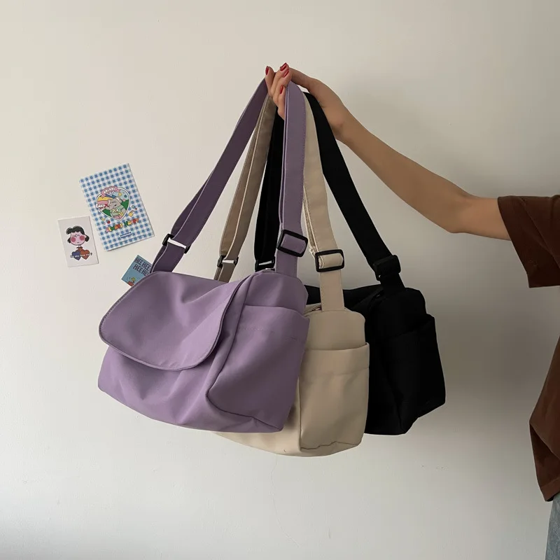 Korean Fashion Canvas Women Handbags Shoulder Bag Nylon Ladies Messenger Bag Waterproof Large Capacity Travel Tote Bags for Girl
Korean Fashion Canvas Women Handbags Shoulder Bag Nylon Ladies Messenger Bag Waterproof Large Capacity Travel Tote Bags for Girl