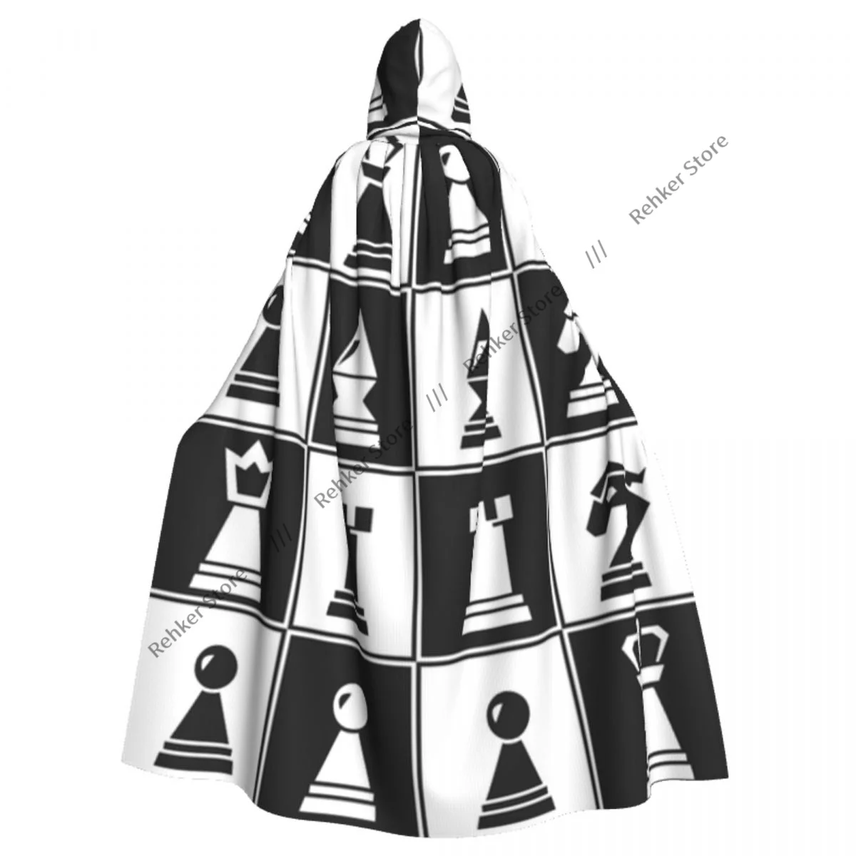 Adult Halloween Chess Pattern Cloak Cape Hooded Medieval Costume Full Length Dress Coat
Adult Halloween Chess Pattern Cloak Cape Hooded Medieval Costume Full Length Dress Coat