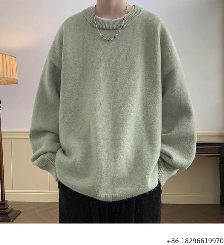 Solid Color Anti Pilling Knit Sweater Loose Casual Daily Warm Outerwear
Solid Color Anti Pilling Knit Sweater Loose Casual Daily Warm Outerwear