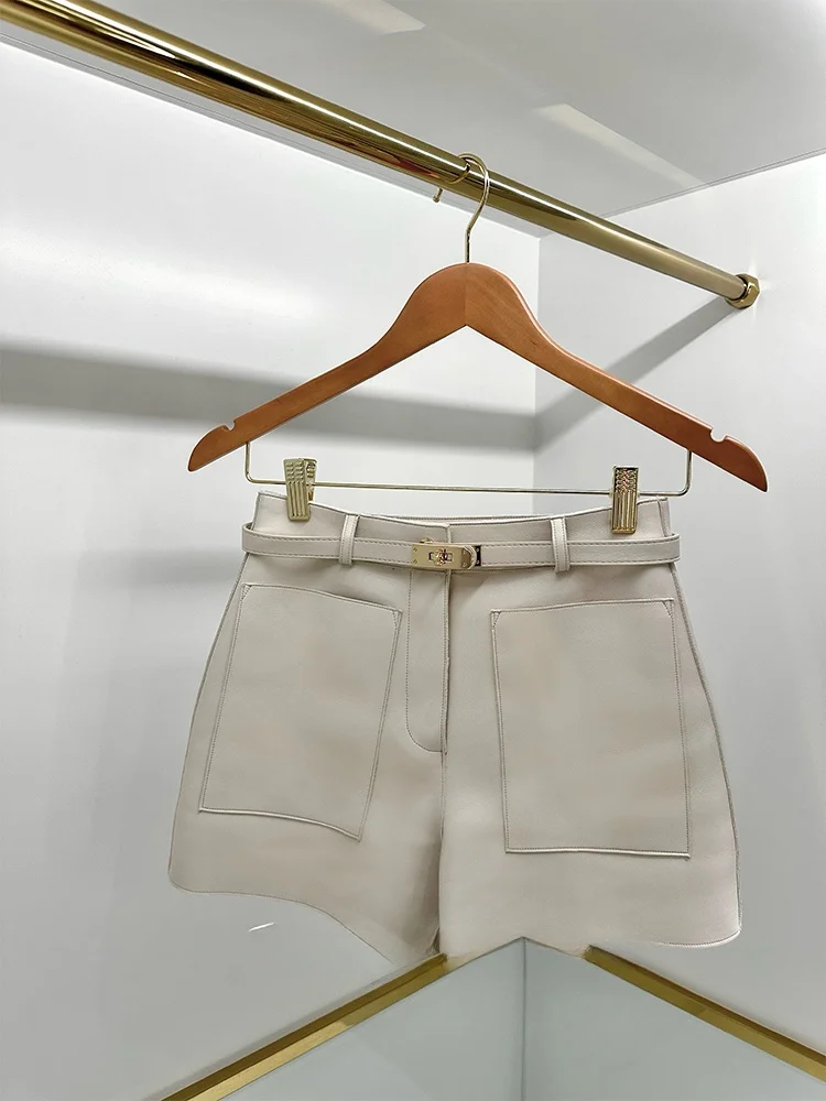 Roselyn Ultra Soft Nubu Leather Belted orts Women's Slimming Base Layer Pants Winter Faion Casual Trousers
Roselyn Ultra Soft Nubu Leather Belted orts Women's Slimming Base Layer Pants Winter Faion Casual Trousers