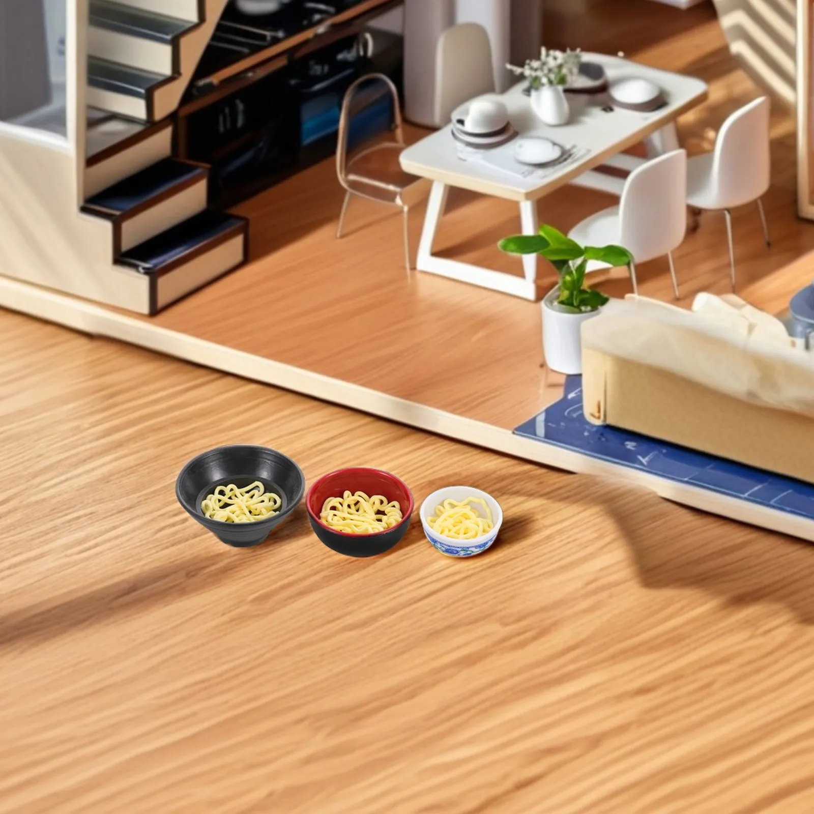 15Pcs Miniature Ramen Bowl Set Realistic Food Props for Dollhouse Restaurant Scene Play Kitchen Food Decoration Simulated Noodle
15Pcs Miniature Ramen Bowl Set Realistic Food Props for Dollhouse Restaurant Scene Play Kitchen Food Decoration Simulated Noodle