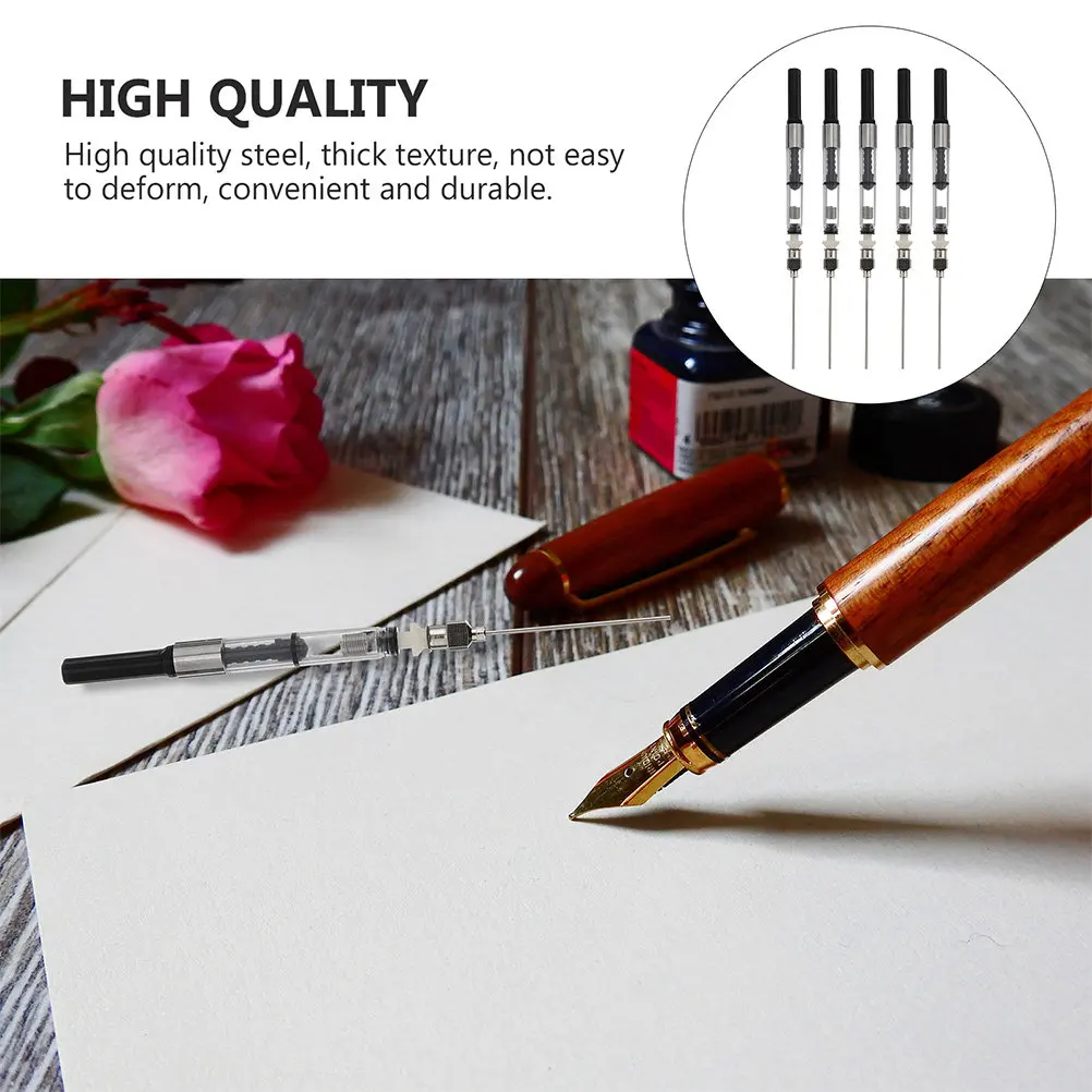 8Pcs Ink Fill Assistant for Fountain Pens Reliable Reusable Ink Absorption System Smooth Writing Experience School Stationery
8Pcs Ink Fill Assistant for Fountain Pens Reliable Reusable Ink Absorption System Smooth Writing Experience School Stationery