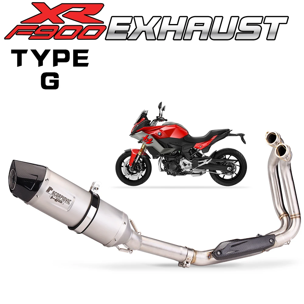 Motorcycle exhaust System For F900R F900XR 2020-2024 Motorcycle Exhaust Front Link Pipe F900R exhaust muffler
Motorcycle exhaust System For F900R F900XR 2020-2024 Motorcycle Exhaust Front Link Pipe F900R exhaust muffler