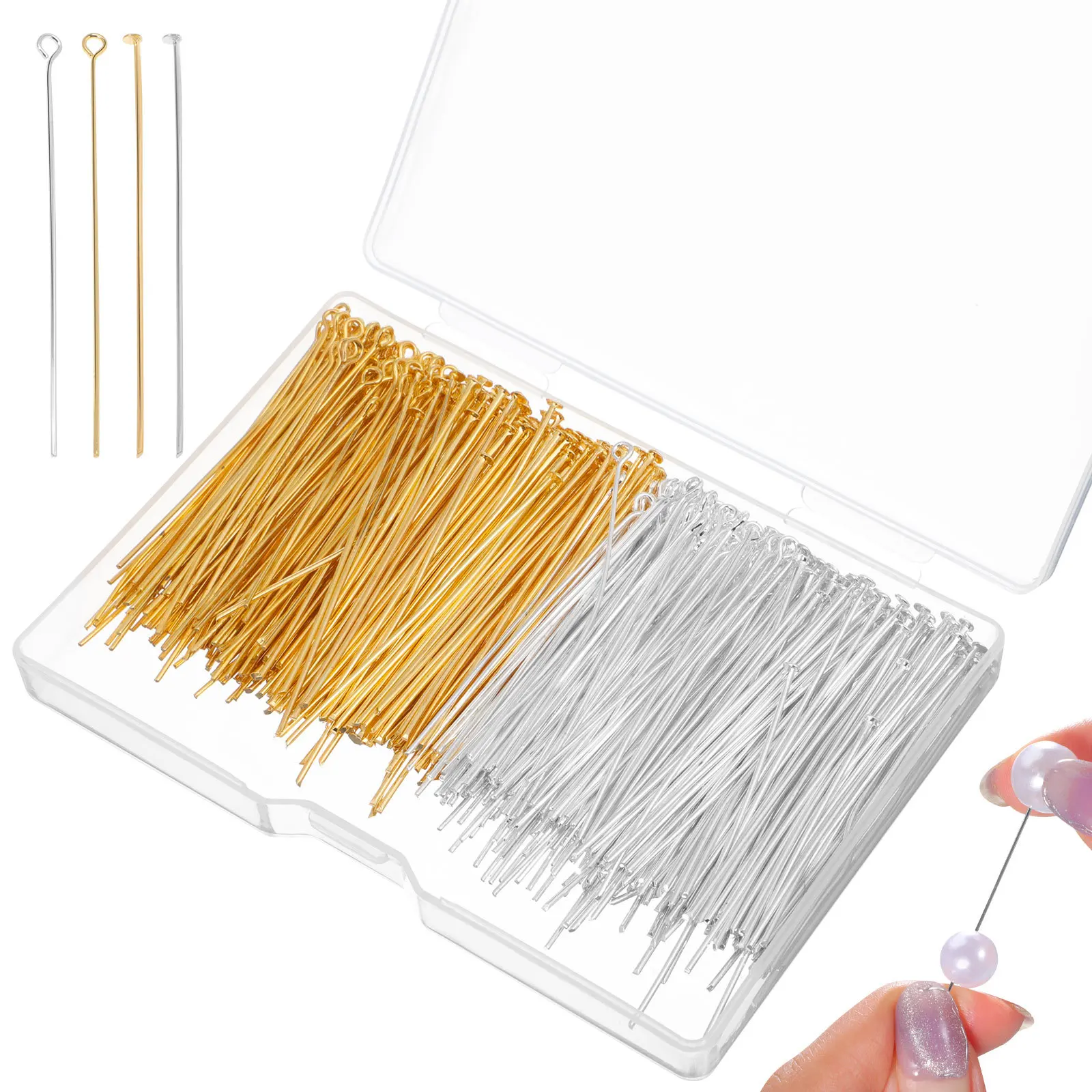 800 шт. металлических штифтов для изготовления украшений, плоские штифты с отверстием для бисероплетения, серег, ожерелий, браслетов, компоненты для рукоделия
800 шт. металлических штифтов для изготовления украшений, плоские штифты с отверстием для бисероплетения, серег, ожерелий, браслетов, компоненты для рукоделия