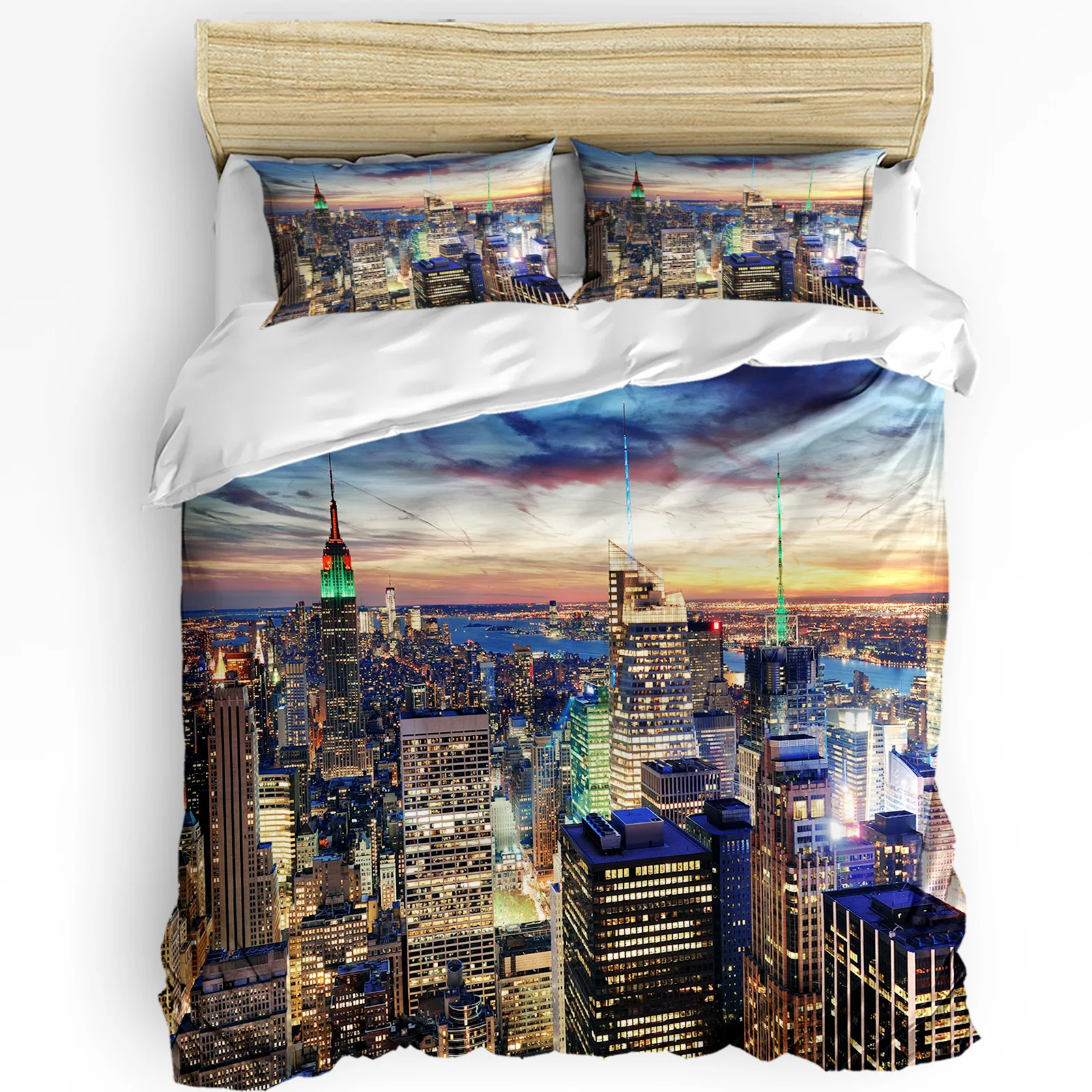 Modern City Landscape 3pcs Duvet Cover Set with Pillow Case Double Comforter Bedding Set Quilt Cover Couple Bed
Modern City Landscape 3pcs Duvet Cover Set with Pillow Case Double Comforter Bedding Set Quilt Cover Couple Bed