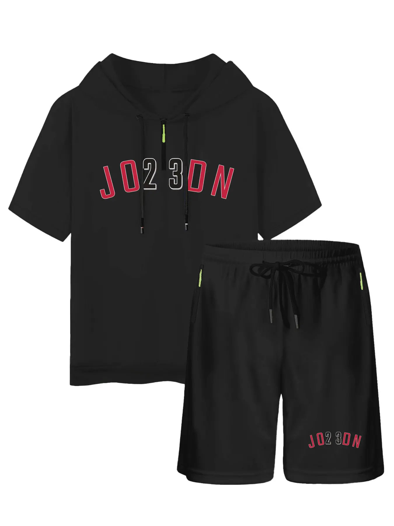 JODN 23 Summer Sets Men Jersey T-Shirts and Shorts Outfit Two-Piece Hooded T-Shirt Zipper Pocket Shorts Loose Oversize Clothing
JODN 23 Summer Sets Men Jersey T-Shirts and Shorts Outfit Two-Piece Hooded T-Shirt Zipper Pocket Shorts Loose Oversize Clothing