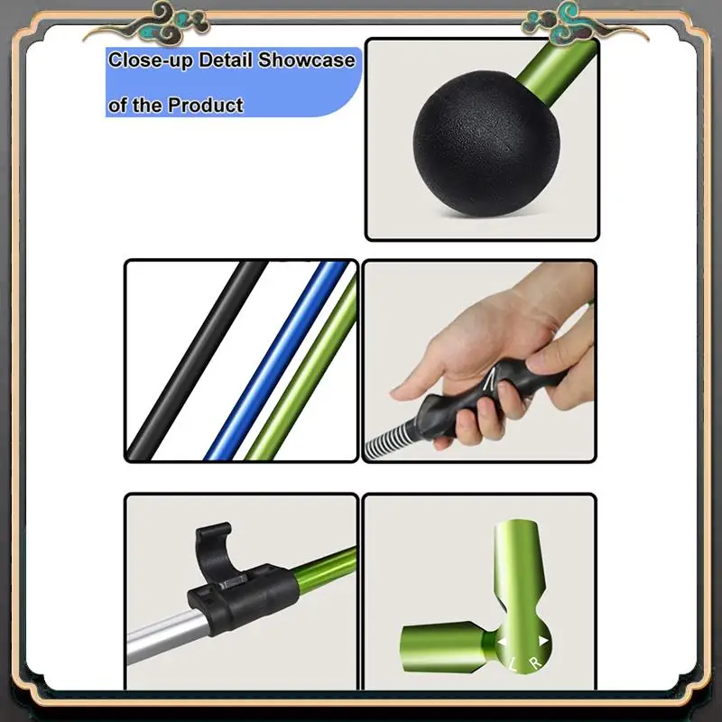 Premium Golf Swing Trainer Exerciser Aid Adjustable Golf Training Aid For Improve Hinge Forearm Rotation Shoulder Turn
Premium Golf Swing Trainer Exerciser Aid Adjustable Golf Training Aid For Improve Hinge Forearm Rotation Shoulder Turn