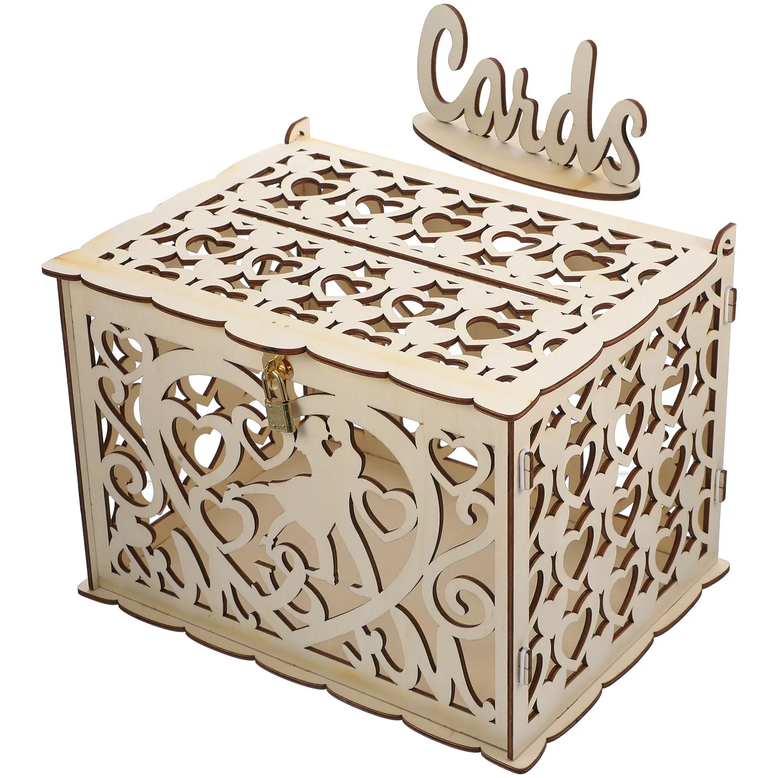 Деревянная коробка для свадебных открыток в деревенском стиле с вырезами, для карточек гостей, конвертов, денежных подарков, памятных сувениров, декоративная коробка
Деревянная коробка для свадебных открыток в деревенском стиле с вырезами, для карточек гостей, конвертов, денежных подарков, памятных сувениров, декоративная коробка