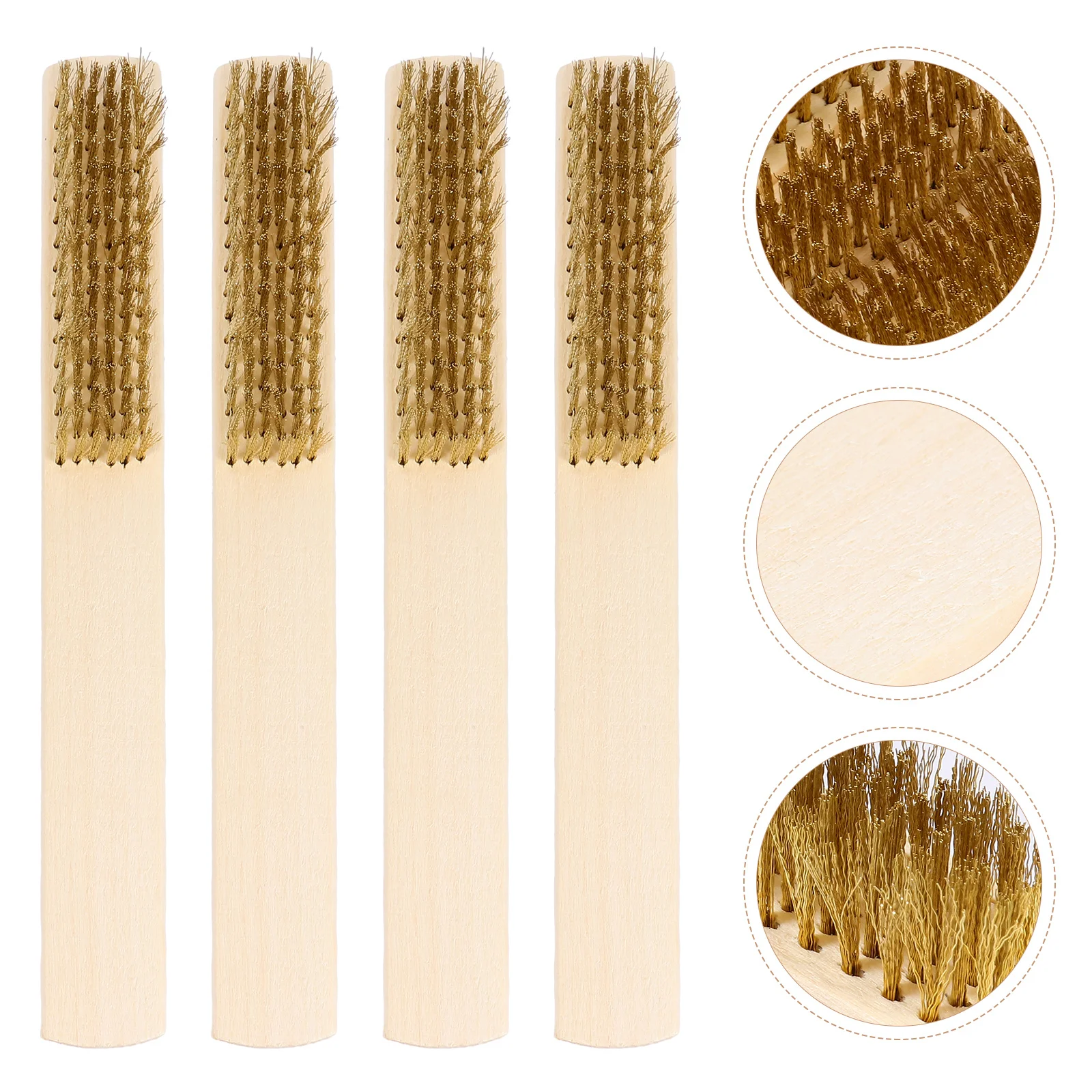 4Pcs Pure Copper Wire Cleaning Brush Wood Base File Cleaning Tool Multifunction Household Hand Tool for Needle Files Fine Tooth
4Pcs Pure Copper Wire Cleaning Brush Wood Base File Cleaning Tool Multifunction Household Hand Tool for Needle Files Fine Tooth
