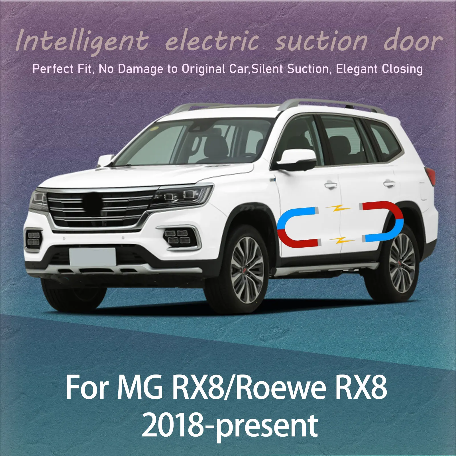 Electric Soft Close Door Kit For MG RX8/Roewe RX8 2018+ Auto Silent Anti-Slam Suction Door System Automatic Quiet Closing Latch
Electric Soft Close Door Kit For MG RX8/Roewe RX8 2018+ Auto Silent Anti-Slam Suction Door System Automatic Quiet Closing Latch