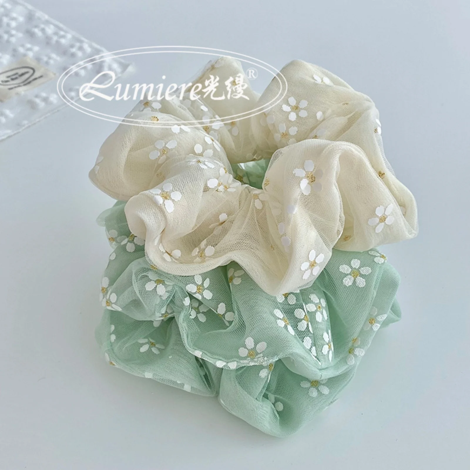 1PC Summer Floral Double Gauze Scrunchie, Forest Style Gentle Hair Tie, Fresh Cool Ponytail Hair Accessories For Girls Daily
1PC Summer Floral Double Gauze Scrunchie, Forest Style Gentle Hair Tie, Fresh Cool Ponytail Hair Accessories For Girls Daily