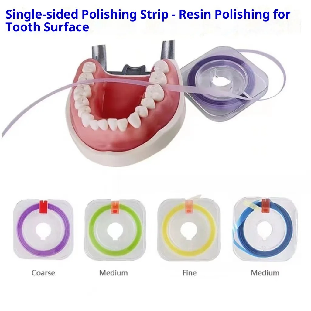 Dental polishing strip, proximal slit sand strip, resin molar , Russian polishing , color roll, 6 meters/roll
Dental polishing strip, proximal slit sand strip, resin molar , Russian polishing , color roll, 6 meters/roll